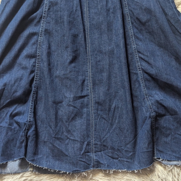 NWT Reformation Amory Denim Midi Dress - Picture 12 of 14